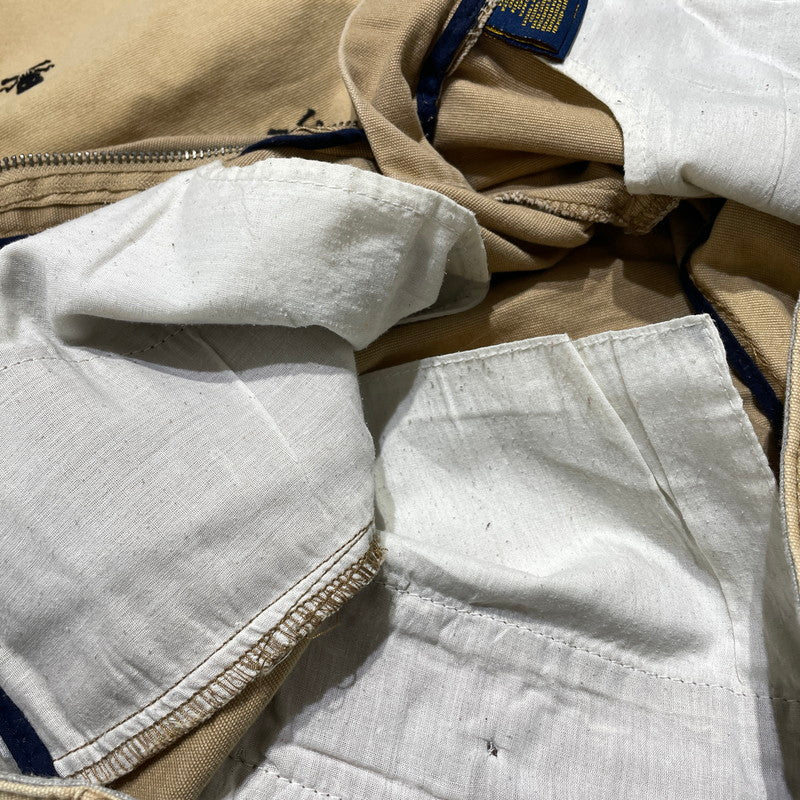 【中古品】【メンズ】 Ralph Lauren RUGBY ラルフローレン ラグビー SKULL EMBROIDERED CHINO PANT スカル チノパンツ ボトムス 刺繍 158-260727-yo-20-tei サイズ：32 カラー：ベージュ 万代Net店