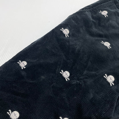 【中古品】【メンズ】 Ralph Lauren RUGBY ラルフローレン ラグビー SKULL CORDUROY PANTS スカル コーデュロイ パンツ ボトムス 158-260727-yo-17-tei サイズ：32 カラー：ブラック 万代Net店