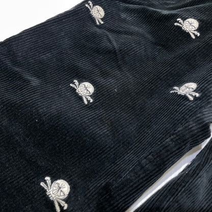 【中古品】【メンズ】 Ralph Lauren RUGBY ラルフローレン ラグビー SKULL CORDUROY PANTS スカル コーデュロイ パンツ ボトムス 158-260727-yo-17-tei サイズ：32 カラー：ブラック 万代Net店