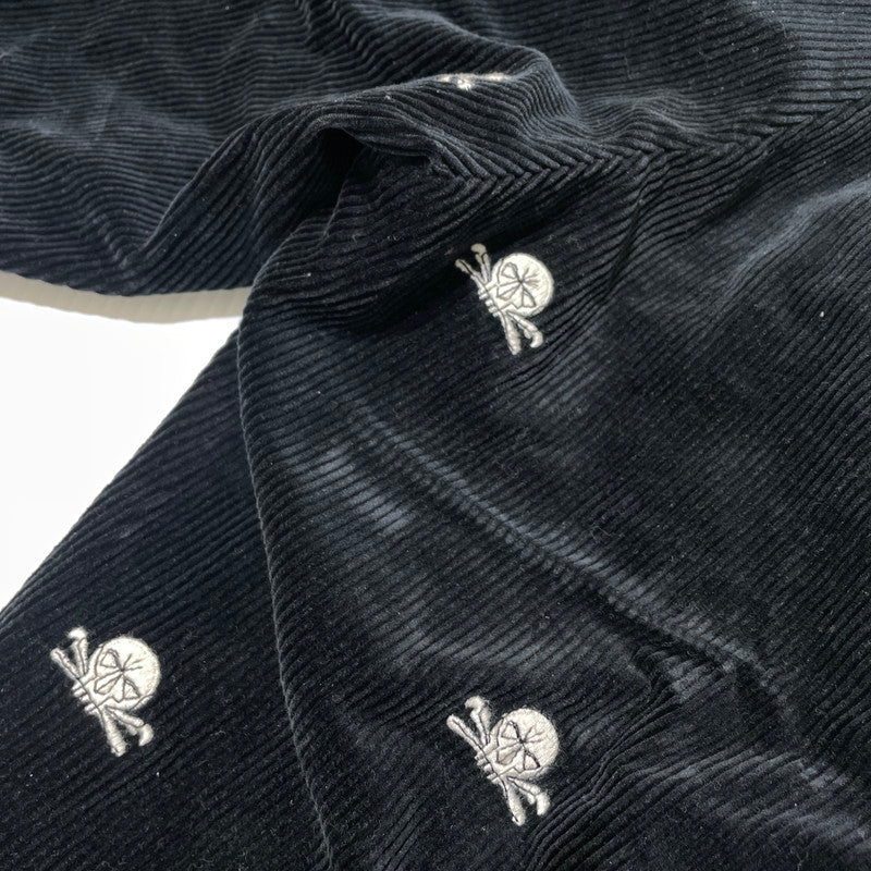 【中古品】【メンズ】 Ralph Lauren RUGBY ラルフローレン ラグビー SKULL CORDUROY PANTS スカル コーデュロイ パンツ ボトムス 158-260727-yo-17-tei サイズ：32 カラー：ブラック 万代Net店