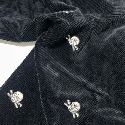 【中古品】【メンズ】 Ralph Lauren RUGBY ラルフローレン ラグビー SKULL CORDUROY PANTS スカル コーデュロイ パンツ ボトムス 158-260727-yo-17-tei サイズ：32 カラー：ブラック 万代Net店