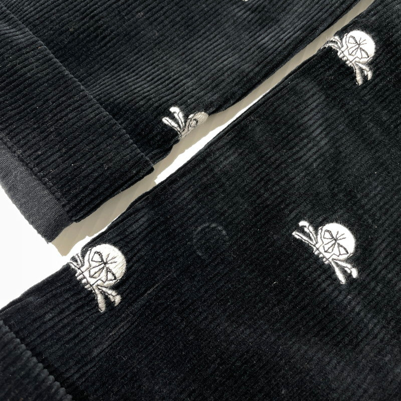 【中古品】【メンズ】 Ralph Lauren RUGBY ラルフローレン ラグビー SKULL CORDUROY PANTS スカル コーデュロイ パンツ ボトムス 158-260727-yo-17-tei サイズ：32 カラー：ブラック 万代Net店