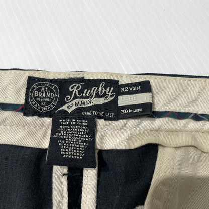 【中古品】【メンズ】 Ralph Lauren RUGBY ラルフローレン ラグビー SKULL CORDUROY PANTS スカル コーデュロイ パンツ ボトムス 158-260727-yo-17-tei サイズ：32 カラー：ブラック 万代Net店