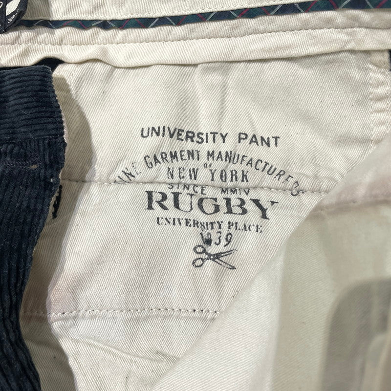 【中古品】【メンズ】 Ralph Lauren RUGBY ラルフローレン ラグビー SKULL CORDUROY PANTS スカル コーデュロイ パンツ ボトムス 158-260727-yo-17-tei サイズ：32 カラー：ブラック 万代Net店