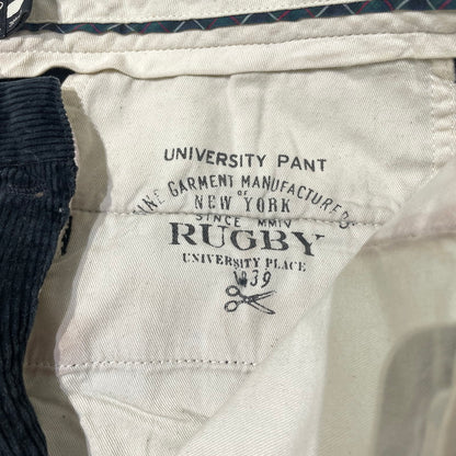 【中古品】【メンズ】 Ralph Lauren RUGBY ラルフローレン ラグビー SKULL CORDUROY PANTS スカル コーデュロイ パンツ ボトムス 158-260727-yo-17-tei サイズ：32 カラー：ブラック 万代Net店