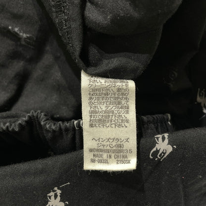 【中古品】【メンズ】 POLO by RALPH LAUREN ポロバイラルフローレン PONY PATTERN PAJAMA PANTS ポニーパターン パジャマ パンツ ボトムス 158-260727-yo-19-tei サイズ：LL カラー：ブラック 万代Net店