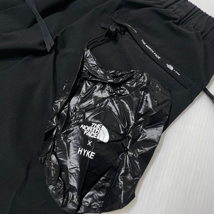 【中古品】【レディース】 THE NORTH FACE ザ・ノースフェイス × HYKE ハイク 別注コラボ TEC WRAP SHORT SKIRT "BLACK" テック ラップ ショートスカート ボトムス 151-260727-yo-18-tei サイズ：L カラー：ブラック 万代Net店