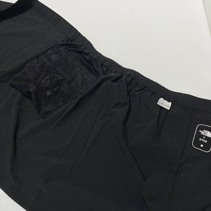【中古品】【レディース】 THE NORTH FACE ザ・ノースフェイス × HYKE ハイク 別注コラボ TEC WRAP SHORT SKIRT "BLACK" テック ラップ ショートスカート ボトムス 151-260727-yo-18-tei サイズ：L カラー：ブラック 万代Net店