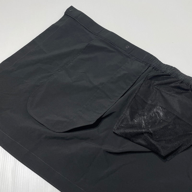 【中古品】【レディース】 THE NORTH FACE ザ・ノースフェイス × HYKE ハイク 別注コラボ TEC WRAP SHORT SKIRT "BLACK" テック ラップ ショートスカート ボトムス 151-260727-yo-18-tei サイズ：L カラー：ブラック 万代Net店