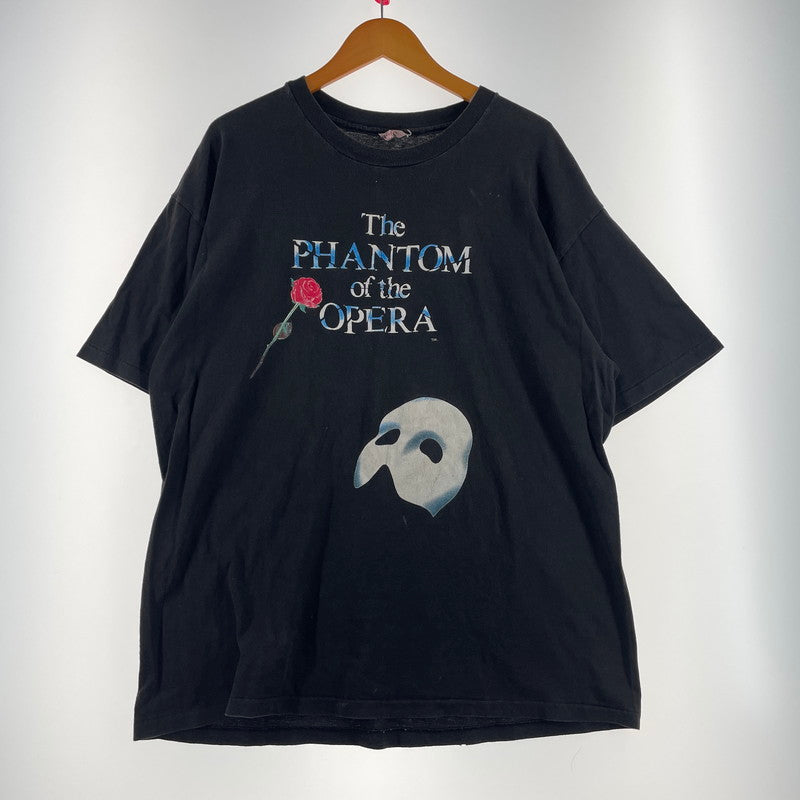 【中古品】【メンズ】 MILLENITEX ミレニテックス 80~90's PHANTOM OF THE OPERA TEE 80～90年代 ファントム オブ オペラ オペラ座の怪人 Tシャツ 半袖 トップス 145-260727-yo-13-tei サイズ：XL カラー：ブラック 万代Net店