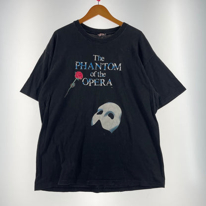 【中古品】【メンズ】 MILLENITEX ミレニテックス 80~90's PHANTOM OF THE OPERA TEE 80～90年代 ファントム オブ オペラ オペラ座の怪人 Tシャツ 半袖 トップス 145-260727-yo-13-tei サイズ：XL カラー：ブラック 万代Net店