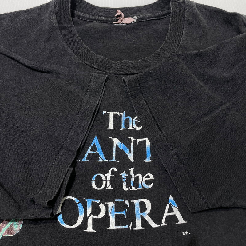 【中古品】【メンズ】 MILLENITEX ミレニテックス 80~90's PHANTOM OF THE OPERA TEE 80～90年代 ファントム オブ オペラ オペラ座の怪人 Tシャツ 半袖 トップス 145-260727-yo-13-tei サイズ：XL カラー：ブラック 万代Net店