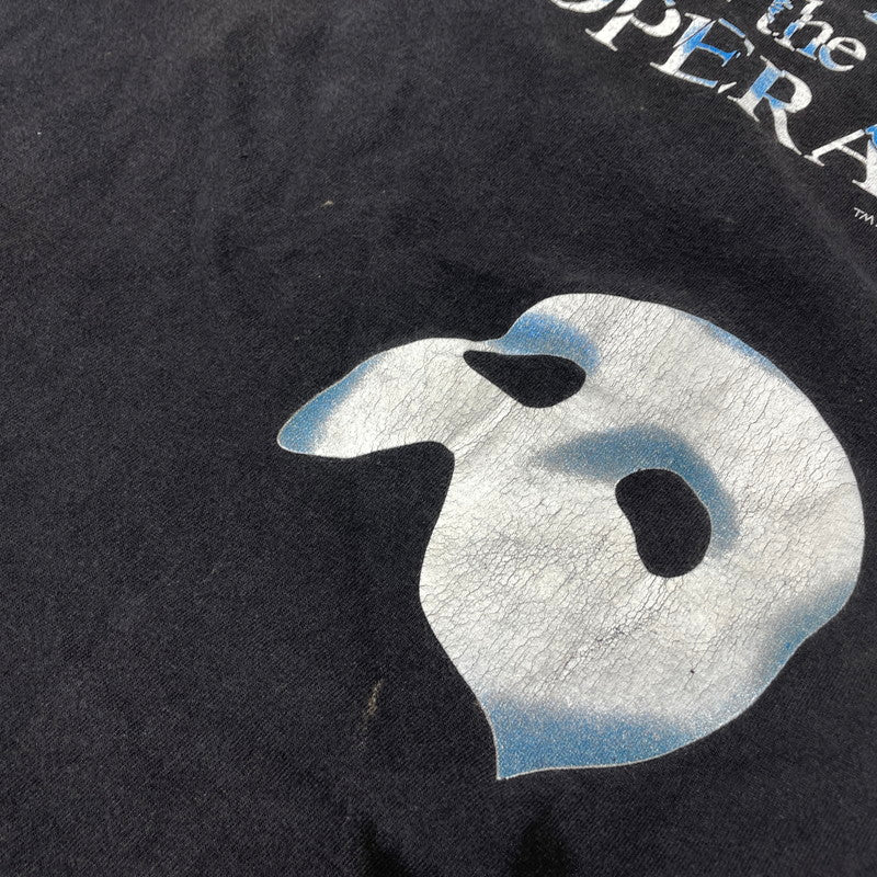 【中古品】【メンズ】 MILLENITEX ミレニテックス 80~90's PHANTOM OF THE OPERA TEE 80～90年代 ファントム オブ オペラ オペラ座の怪人 Tシャツ 半袖 トップス 145-260727-yo-13-tei サイズ：XL カラー：ブラック 万代Net店