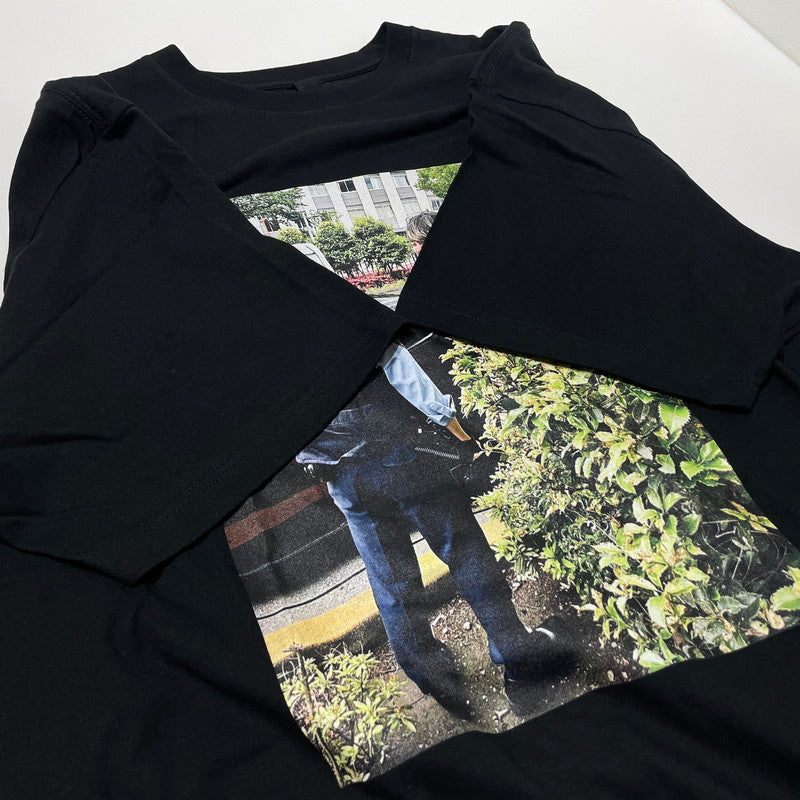 【中古品】【メンズ】 深夜未明 長尾君 HELLO POLICE BIG S/S T-SHIRT ハロー ポリス ビッグ ショートスリーブTシャツ 半袖トップス 147-260730-ss-02-tei サイズ：FREE カラー：ブラック 万代Net店