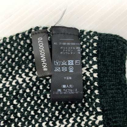 【中古品】【メンズ】 KITH ＆ KIN キス アンド キン PINSTRIPE CHENILLE SCARF KHM050070 ピンストライプ シェニール スカーフ アクセサリー マフラー 187-260727-ko-14-tei カラー：グリーン系 万代Net店