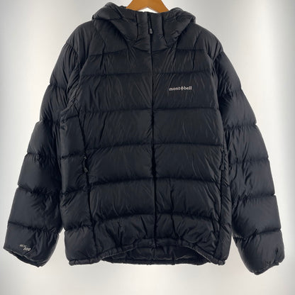 【中古品】【メンズ】 MONT-BELL モンベル LIGHt ALPINE DOWN PARKA 1101606 ライトアルパインダウンパーカー アウター ジップアップフーディー 144-260730-ss-12-tei サイズ：XL カラー：ブラック 万代Net店