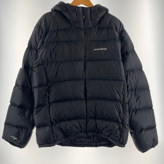 【中古品】【メンズ】 MONT-BELL モンベル LIGHt ALPINE DOWN PARKA 1101606 ライトアルパインダウンパーカー アウター ジップアップフーディー 144-260730-ss-12-tei サイズ：XL カラー：ブラック 万代Net店