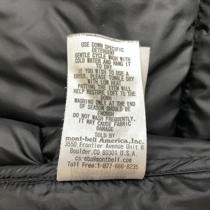 【中古品】【メンズ】 MONT-BELL モンベル LIGHt ALPINE DOWN PARKA 1101606 ライトアルパインダウンパーカー アウター ジップアップフーディー 144-260730-ss-12-tei サイズ：XL カラー：ブラック 万代Net店