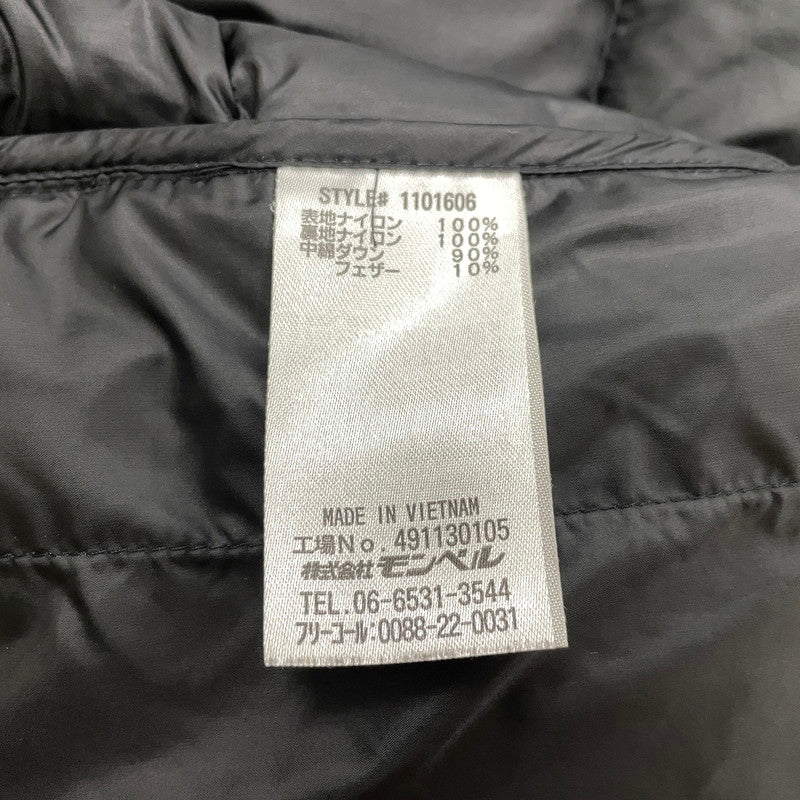 【中古品】【メンズ】 MONT-BELL モンベル LIGHt ALPINE DOWN PARKA 1101606 ライトアルパインダウンパーカー アウター ジップアップフーディー 144-260730-ss-12-tei サイズ：XL カラー：ブラック 万代Net店
