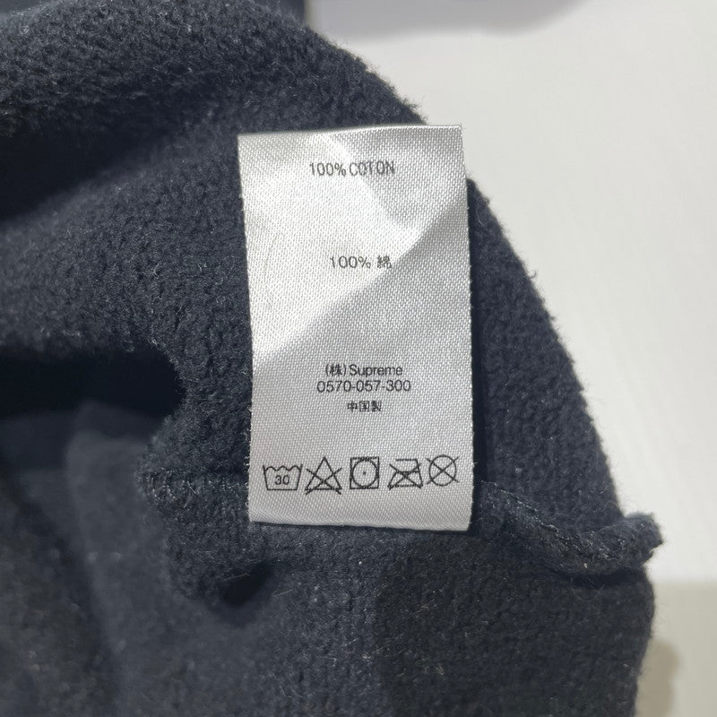【中古品】【メンズ】 Supreme シュプリーム 19AW MIRRORED LOGO HOODED SWEATSHIRT ミラード ロゴフーディー スウェットシャツ トップス プルオーバーパーカー 149-260730-ss-05-tei サイズ：L カラー：ブラック 万代Net店