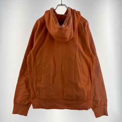 【現状渡し品】【メンズ】 Supreme シュプリーム S LOGO HOODED SWEATSHIRT Sロゴフーディー スウェットシャツ トップス プルオーバーパーカー 149-260730-ss-04-tei サイズ：M ※色褪せあり カラー：オレンジ 万代Net店