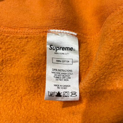 【現状渡し品】【メンズ】 Supreme シュプリーム S LOGO HOODED SWEATSHIRT Sロゴフーディー スウェットシャツ トップス プルオーバーパーカー 149-260730-ss-04-tei サイズ：M ※色褪せあり カラー：オレンジ 万代Net店