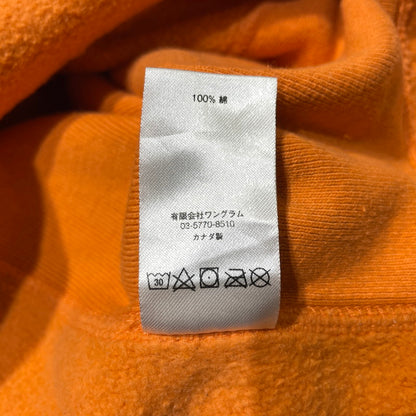 【現状渡し品】【メンズ】 Supreme シュプリーム S LOGO HOODED SWEATSHIRT Sロゴフーディー スウェットシャツ トップス プルオーバーパーカー 149-260730-ss-04-tei サイズ：M ※色褪せあり カラー：オレンジ 万代Net店