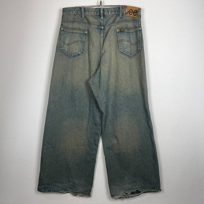 【中古品】【メンズ】 Lee リー × BEAMS ビームス 別注コラボ WIDE FADE BAGGY JEANS LB0545 ワイドフェード バギージーンズ ボトムス デニムパンツ 156-260730-ss-15-tei サイズ：34 カラー：インディゴ 万代Net店
