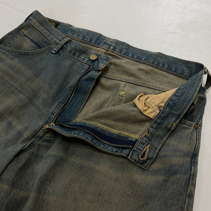 【中古品】【メンズ】 Lee リー × BEAMS ビームス 別注コラボ WIDE FADE BAGGY JEANS LB0545 ワイドフェード バギージーンズ ボトムス デニムパンツ 156-260730-ss-15-tei サイズ：34 カラー：インディゴ 万代Net店
