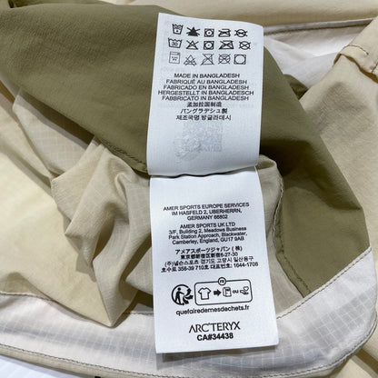 【中古品】【メンズ】 ARC'TERYX アークテリクス × BEAMS ビームス 別注コラボ SQUAMISH HOODY X00000922901 スコーミッシュ フーディ ライトアウター ジャケット 144-260727-yo-12-tei サイズ：M カラー：ベージュ 万代Net店