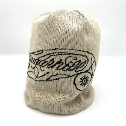 【中古品】【メンズ】 SUGARHILL シュガーヒル × CarService カーサービス 別注 コラボ CS JOE KNIT BEANIE 26881001 ジョー ニット ビーニー 帽子 ニットキャップ 185-260727-ko-15-tei カラー：ECRU & BLACK 万代Net店