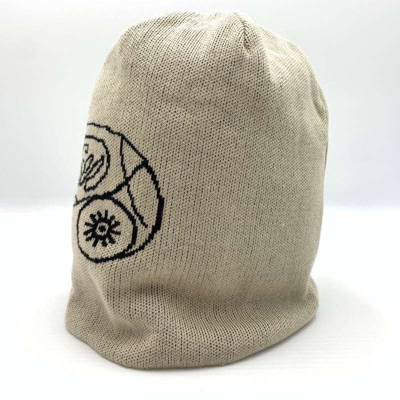 【中古品】【メンズ】 SUGARHILL シュガーヒル × CarService カーサービス 別注 コラボ CS JOE KNIT BEANIE 26881001 ジョー ニット ビーニー 帽子 ニットキャップ 185-260727-ko-15-tei カラー：ECRU & BLACK 万代Net店
