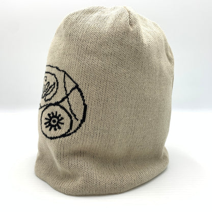 【中古品】【メンズ】 SUGARHILL シュガーヒル × CarService カーサービス 別注 コラボ CS JOE KNIT BEANIE 26881001 ジョー ニット ビーニー 帽子 ニットキャップ 185-260727-ko-15-tei カラー：ECRU & BLACK 万代Net店