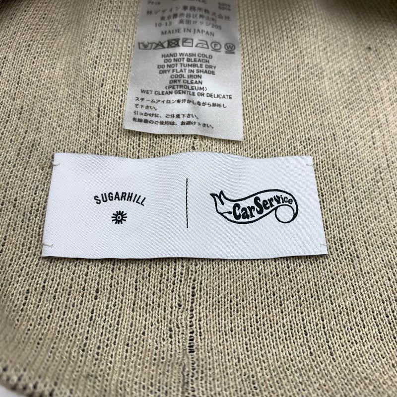 【中古品】【メンズ】 SUGARHILL シュガーヒル × CarService カーサービス 別注 コラボ CS JOE KNIT BEANIE 26881001 ジョー ニット ビーニー 帽子 ニットキャップ 185-260727-ko-15-tei カラー：ECRU & BLACK 万代Net店