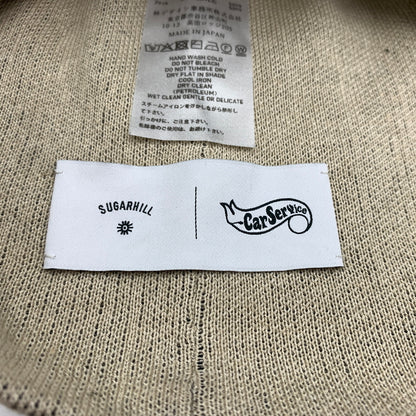 【中古品】【メンズ】 SUGARHILL シュガーヒル × CarService カーサービス 別注 コラボ CS JOE KNIT BEANIE 26881001 ジョー ニット ビーニー 帽子 ニットキャップ 185-260727-ko-15-tei カラー：ECRU & BLACK 万代Net店