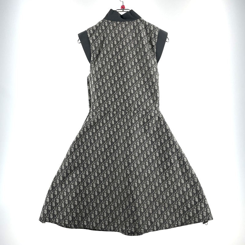 【中古品】【レディース】 Christian Dior クリスチャンディオール 24SS OBLIQUE DRESS 417R92A2970 オブリーク柄 ノースリーブ ワンピース トップス 168-260727-yo-01-tei サイズ：34(XS) カラー：グレー 万代Net店