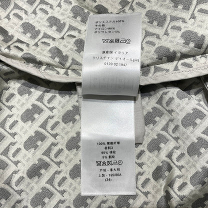 【中古品】【レディース】 Christian Dior クリスチャンディオール 24SS OBLIQUE DRESS 417R92A2970 オブリーク柄 ノースリーブ ワンピース トップス 168-260727-yo-01-tei サイズ：34(XS) カラー：グレー 万代Net店
