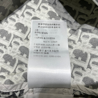 【中古品】【レディース】 Christian Dior クリスチャンディオール 24SS OBLIQUE DRESS 417R92A2970 オブリーク柄 ノースリーブ ワンピース トップス 168-260727-yo-01-tei サイズ：34(XS) カラー：グレー 万代Net店