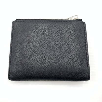 【中古品】【メンズ】 LOEWE ロエベ SLIM COMPACT WALLET C660W73X02 スリム コンパクト ウォレット 二つ折り財布 レザーウォレット 181-260727-ko-10-tei カラー：ブラック 万代Net店