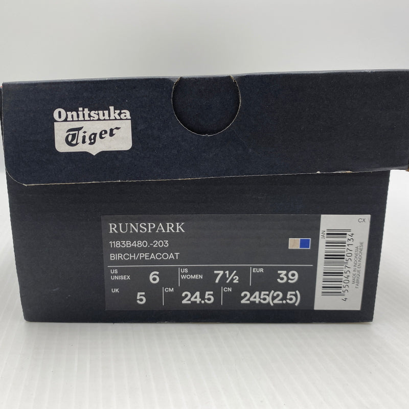 【中古品】【レディース】 ONITSUKA TIGER オニツカ タイガー RUNSPARK SNEAKERS 1183B480-203 ランスパーク スニーカー 靴 166-260819-sa-20-teih サイズ：24.5 カラー：ホワイト 万代Net店