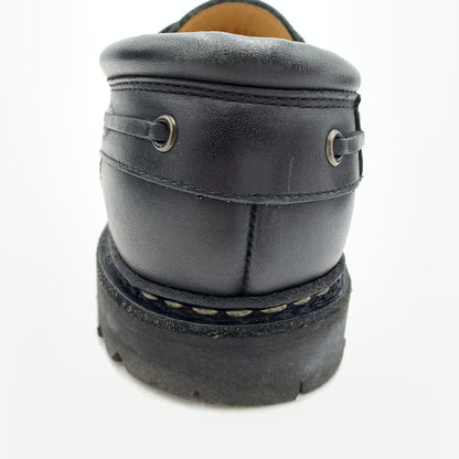 【中古品】【メンズ】 Paraboot パラブーツ CHIMEY JANNU 200817 シメイ ジャンヌ モカシンシューズ 靴 スムースレザー 164-260727-ko-02-tei サイズ：6.5 カラー：ブラック 万代Net店