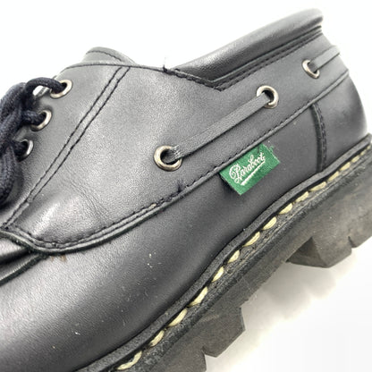 【中古品】【メンズ】 Paraboot パラブーツ CHIMEY JANNU 200817 シメイ ジャンヌ モカシンシューズ 靴 スムースレザー 164-260727-ko-02-tei サイズ：6.5 カラー：ブラック 万代Net店