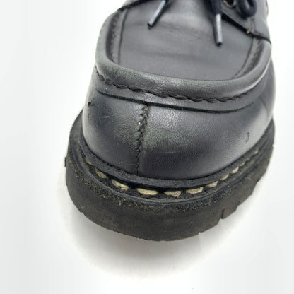 【中古品】【メンズ】 Paraboot パラブーツ CHIMEY JANNU 200817 シメイ ジャンヌ モカシンシューズ 靴 スムースレザー 164-260727-ko-02-tei サイズ：6.5 カラー：ブラック 万代Net店