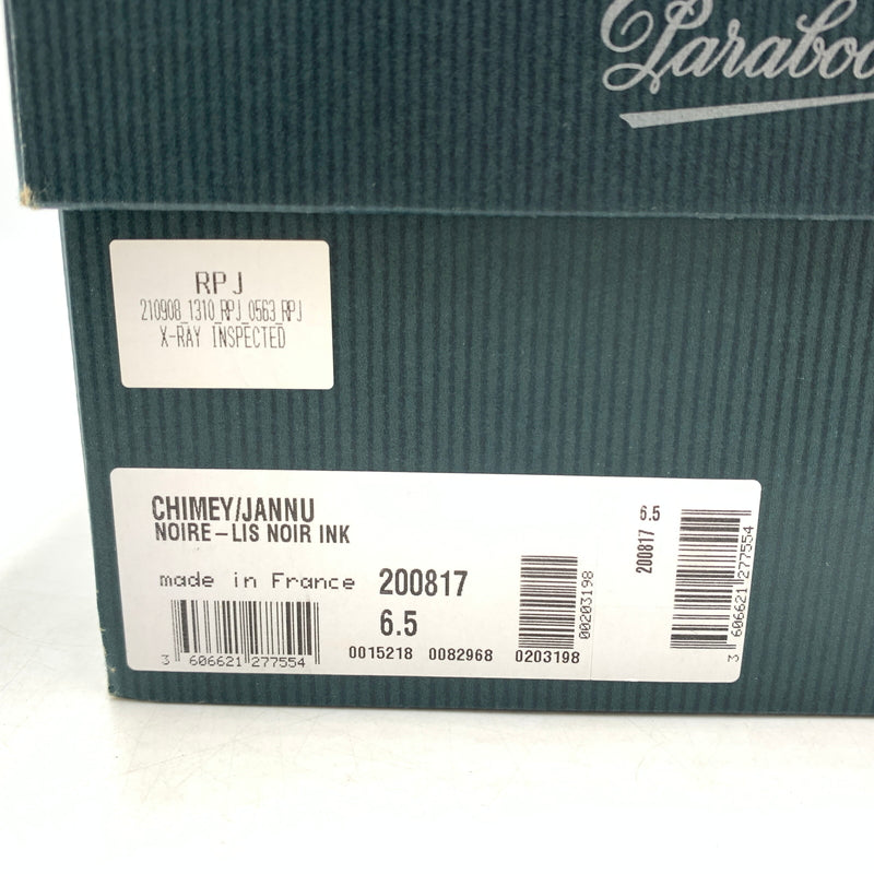 【中古品】【メンズ】 Paraboot パラブーツ CHIMEY JANNU 200817 シメイ ジャンヌ モカシンシューズ 靴 スムースレザー 164-260727-ko-02-tei サイズ：6.5 カラー：ブラック 万代Net店