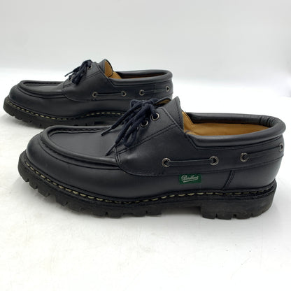【中古品】【メンズ】 Paraboot パラブーツ CHIMEY JANNU 200817 シメイ ジャンヌ モカシンシューズ 靴 スムースレザー 164-260727-ko-02-tei サイズ：6.5 カラー：ブラック 万代Net店