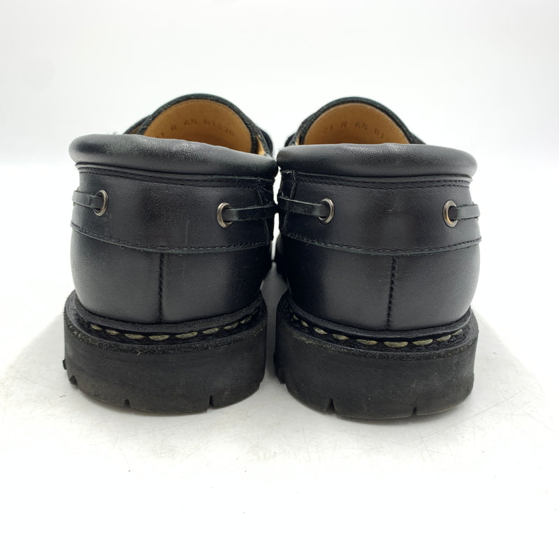 【中古品】【メンズ】 Paraboot パラブーツ CHIMEY JANNU 200817 シメイ ジャンヌ モカシンシューズ 靴 スムースレザー 164-260727-ko-02-tei サイズ：6.5 カラー：ブラック 万代Net店