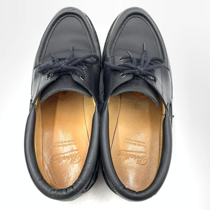 【中古品】【メンズ】 Paraboot パラブーツ CHIMEY JANNU 200817 シメイ ジャンヌ モカシンシューズ 靴 スムースレザー 164-260727-ko-02-tei サイズ：6.5 カラー：ブラック 万代Net店