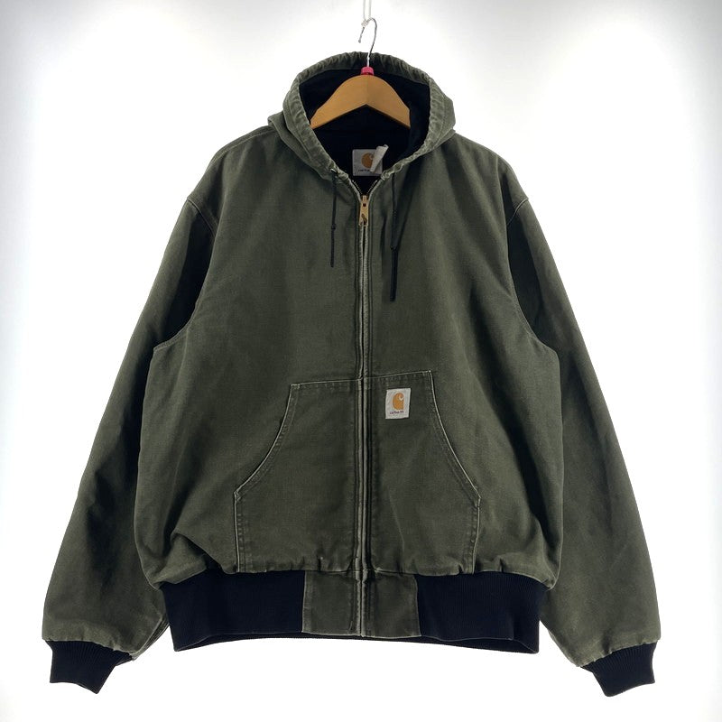 【中古品】【メンズ】 Carhartt カーハート ACTIVE JACKET アクティブ ジャケット アウター 145-260727-yo-10-tei サイズ：表記消え カラー：モスグリーン 万代Net店
