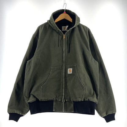 【中古品】【メンズ】 Carhartt カーハート ACTIVE JACKET アクティブ ジャケット アウター 145-260727-yo-10-tei サイズ：表記消え カラー：モスグリーン 万代Net店