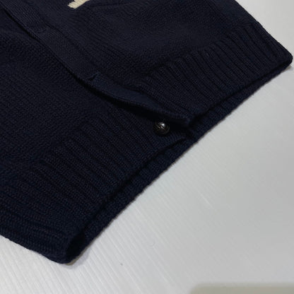 【中古品】【メンズ】 POLO by Ralph Lauren ポロ・ラルフローレン KNIT CARDIGAN ニット カーディガン アウター 147-260730-ss-06-tei サイズ：L カラー：ネイビー 万代Net店
